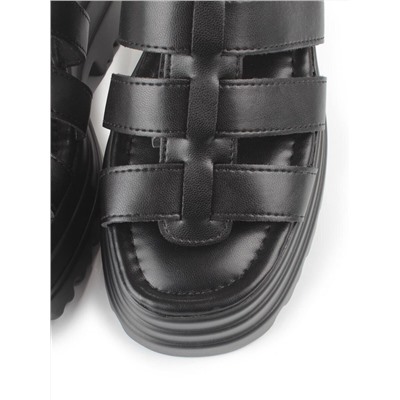 08-PEY337-1 BLACK Босоножки женские