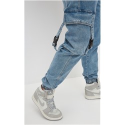 Джинсы джоггеры мужские P321-0165J голубые