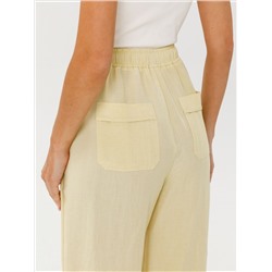 Брюки на эластичном поясе в цвете лайм