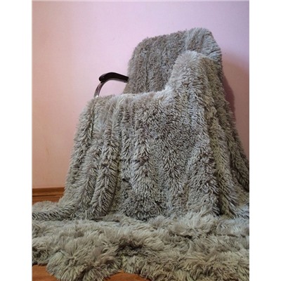 Плед с длинным ворсом kalice 220*240 черный