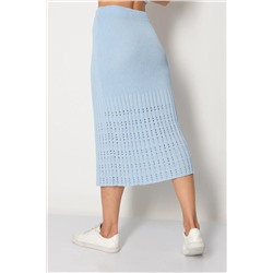 Юбка И 017/голубой