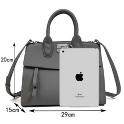 Женская сумка, кожа, MIRONPAN  520801 Графит