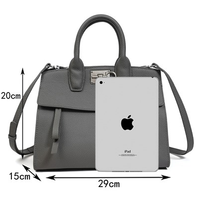 Женская сумка, кожа, MIRONPAN  520801 Графит