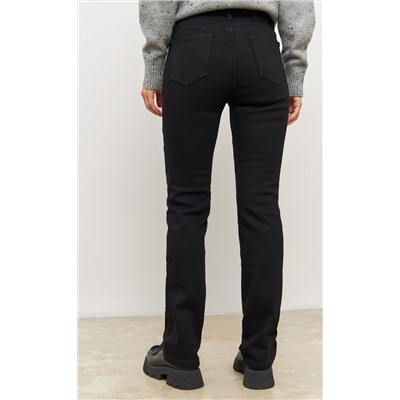 Джинсы утеплённые женские P322-0131W black