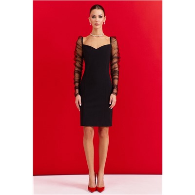 DiLiaFashion 0911 черный, Платье