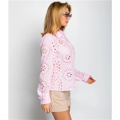 Блуза #ОКТ086009, розовый