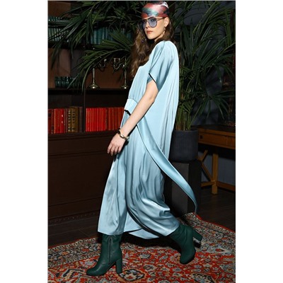 Платье нарядное с широким поясом