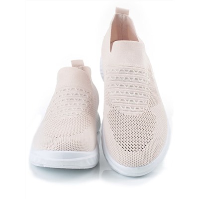 03-B360-26 LT. BEIGE Кроссовки женские (текстиль)