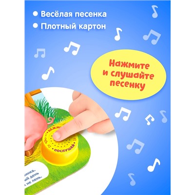 Музыкальная книга «Кто как говорит», 10 стр.