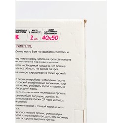 УЦЕНКА Картина по номерам 40*50 "Дружба" 7 цветов