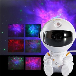 Ночник проектор звездного неба Астронавт (с пультом) Astronaut Nebula Projector