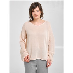 Джемпер вязаный цвета экрю