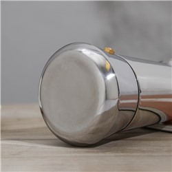 Кофеварка гейзерная Magistro Classic, на 2 чашки, 100 мл, индукция, нержавеющая сталь