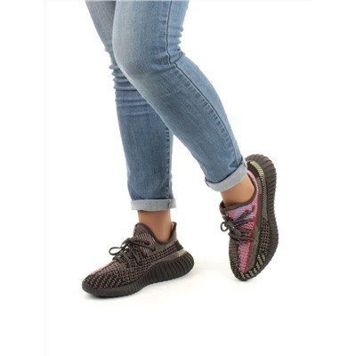 05-B557-3 BLACK Кроссовки женские (текстиль)