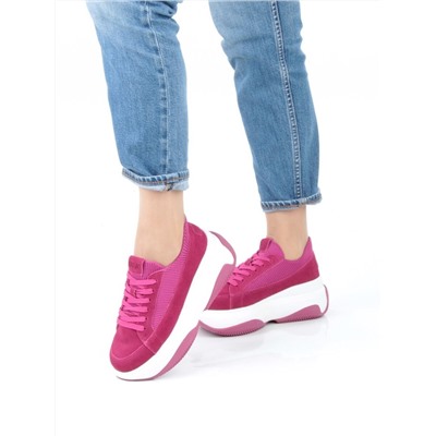 05-A9000-6 PINK Кроссовки женские (натуральная замша)