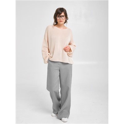 Джемпер вязаный цвета экрю