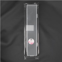 Органайзер для хранения мелочей, с подвесом, 26.7×5.5×1.8 см, прозрачный