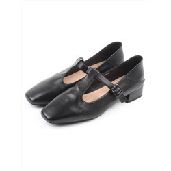 06-B68A-120A BLACK Туфли женские (натуральная кожа)