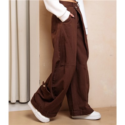 Джинсы #КТ3962, коричневый