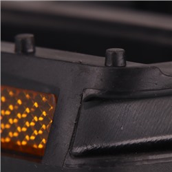 Педаль для MTB MIXIEER MX-P873, полипропилен чёрный, ось из бористой стали, рефлектор., 96х96мм, 9/16, 1 пара. /уп 50/