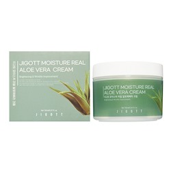 Увлажняющий крем для лица Jigott Moisture Real Aloe Vera Cream 150 ml