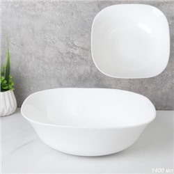 Салатник 1400 мл квадратный / GRAY-SQ41FBX220 (WHITE) / ШТУЧНО