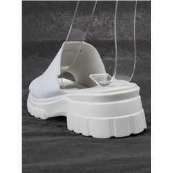 08-PEXL131-1 WHITE Босоножки женские (натуральная кожа)