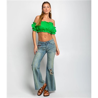 Топ #ОБШ1409, зелёный