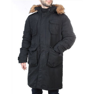 71203 BLACK Куртка мужская зимняя (200 гр. синтепон) KAREAKEY