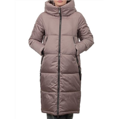 868 BEIGE Пальто зимнее женское (170 гр. холлофайбер)