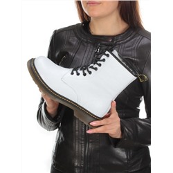 04-10072004 WHITE Ботинки зимние женские (натуральная кожа, натуральный мех)