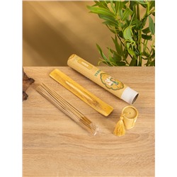 Благовония в тубусе «Нарцисс», 30 штук с деревянной подставкой