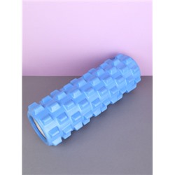 Ролик массажный спортивный Woohooo SHARP 33x14/ голубой /уп10