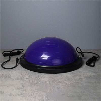 Полусфера балансировочная BOSU 46см Woohooo Drops эспандер, насос/ фиолетовый / B46Dr-V/ уп5