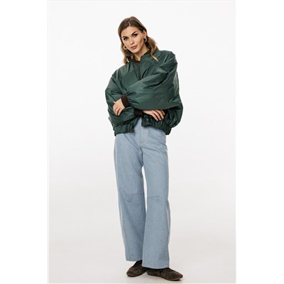 Куртка EOLA 3034.1 шоколад/т.изумруд