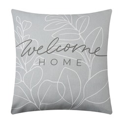 Наволочка декоративная «Этель» Welcome home, 40×40 см, хлопок 100%