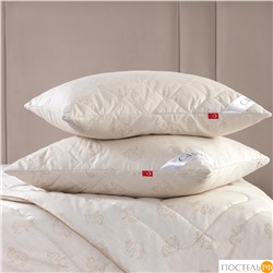 CASSIA  Подушка стег КАЛАХАРИ 50х70,1пр.,хл./вербл.шерсть/микровол.
