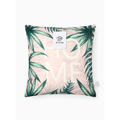 Набор наволочек декоративных «Этель» Botanica, 4 шт., 40×40 см, велюр