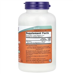 NOW Foods, цитрат магния, чистый порошок, 227 г (8 унций)