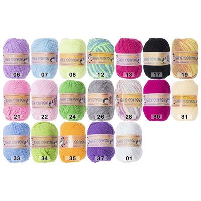 Пряжа Color City Milk Cotton (170м)