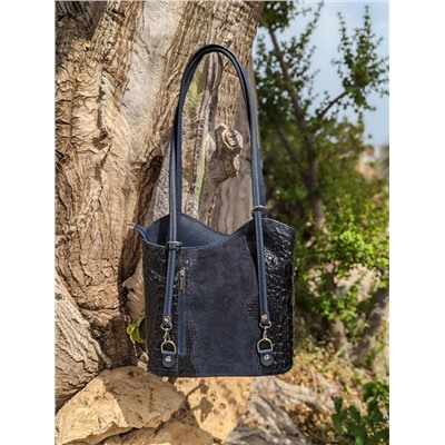 JOE SANCHEZ LAR 19408 MARINO+PELLE MOCHILA COCO MARINO АКЦИЯ