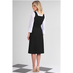 LeNata 31299 черный, Блуза,  Юбка,  Жилет