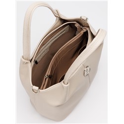 Женская кожаная сумка Richet 3212LN 794 Бежевый
