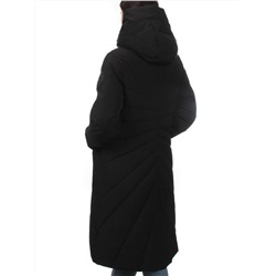 H265 BLACK Пальто зимнее облегченное женское (150 гр. холлофайбер)