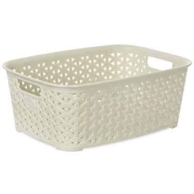 Корзина HobbyLife Rattan, размер M, с ручками, 19.5х26х9 см, цвет МИКС