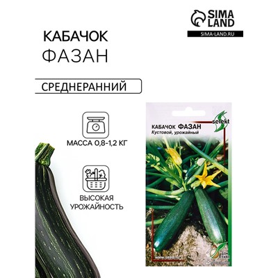 Семена Кабачок Фазан 14 шт