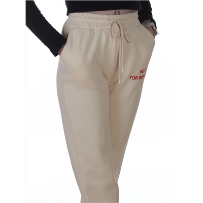 2621 MILK Штаны спортивные утепленные женские (85% хлопок, 10% полиэстер, 5% спандекс)