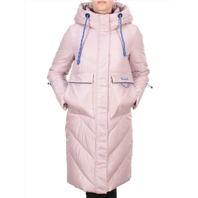 9190 PINK Пальто зимнее женское EVCANBADY (200 гр. холлофайбера)