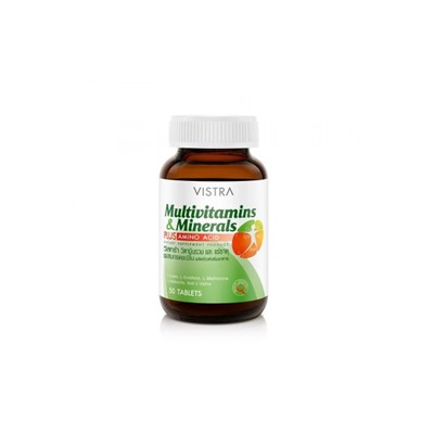 Витаминно-минеральный комплекс с аминокислотами от Vistra multivitamins and minerals mixed with amino acids 30 капсул