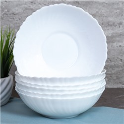 Столовый набор 20 предметов Классика с блюдом / 20/758578120 (white) /уп 2/